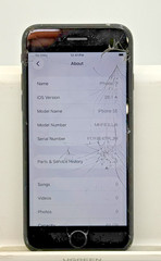 Apple iphone SE A2275 (MHF83LL/A) 64GB – CRACKED SCREEN – Unlocked