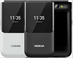 Original Nokia 2720 Flip (2019) 4G LTE 4GB 512MB 2MP Cell Phone Dual SIM