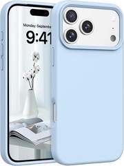 Case for iPhone 17 Pro Max, Liquid Silicone Soft Gel Rubber Slim Thin Phone Case