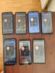Lot of 7 SKY D63 32GB/Elife A63Max /Elife C63/Stratus C7/TCL K11 32GB and other