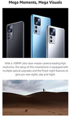 Unlocked Xiaomi 12T 5G 8GB+256GB Dual SIM 6.67″ 108MP Google Dimensity8100 Ultra