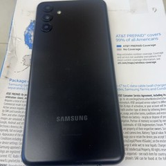 Samsung Galaxy A03s AT&T Prepaid Cell Phone Android 32GB SM-A037U Black