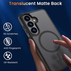 1. For Samsung Galaxy S24 FE 6.7-Inch Slim Shockproof Case Black 2. For Samsun