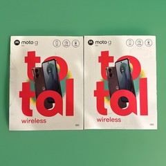 2 X Total Wireless Motorola Moto G 5G 2024 6.5″ 128GB Prepaid Phone 50MP (Sage)