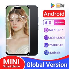 mini Smartphone for with 4.0 inch Small HD Screen, 3GB RAM+32GB ROM,4G Dual S…