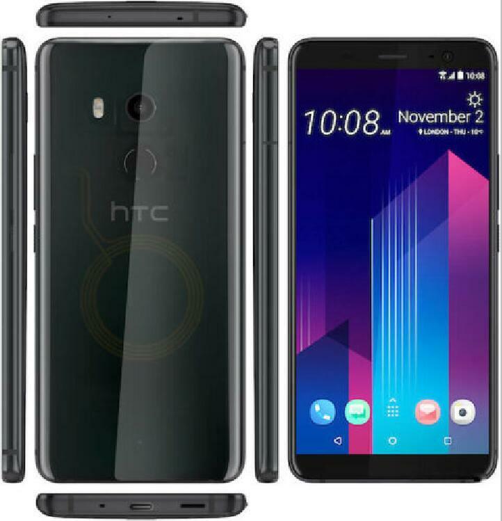 Original HTC U11+ Android 4G LTE 64GB 128GB ROM Dual SIM GPS Wifi Smart Phone