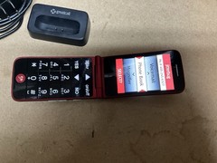 ALCATEL OneTouch Jitterbug 4043S Flip Phone RED – Seniors w/ Big Buttons NICE!!
