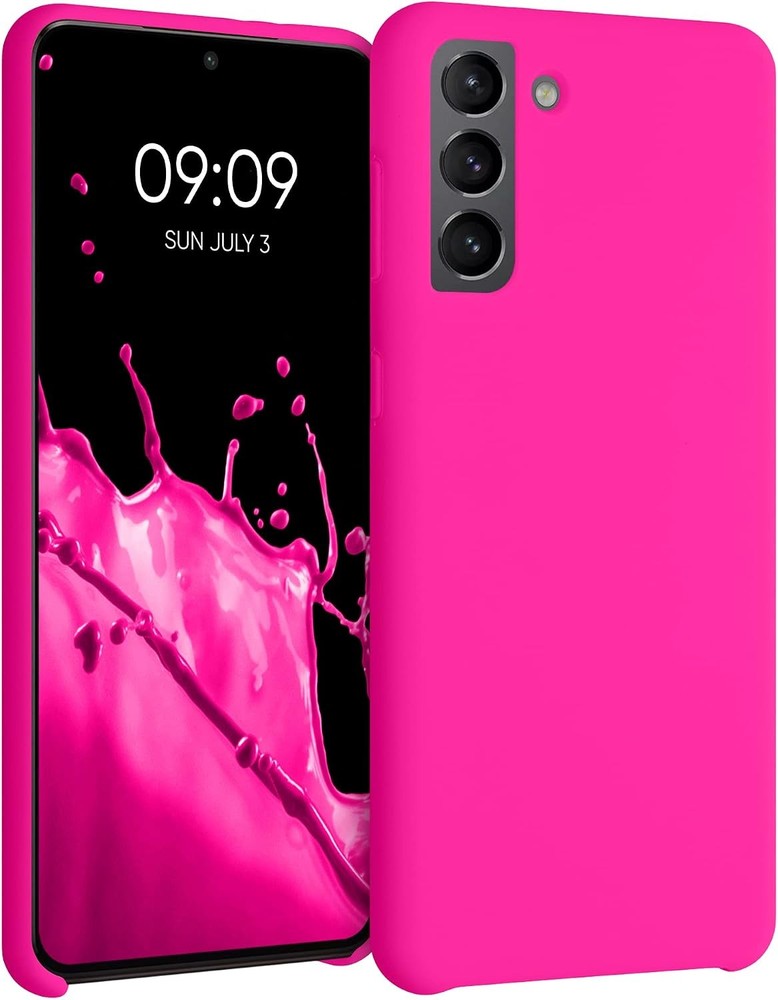 Samsung Galaxy S21 Plus Case – TPU Silicone Phone Cover with Soft Finish – Neon