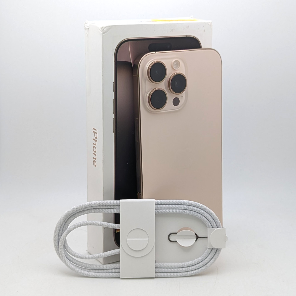 Apple iPhone 16 Pro Max A3295 256GB | Desert Titanium | UNLOCKED | Physical SIM
