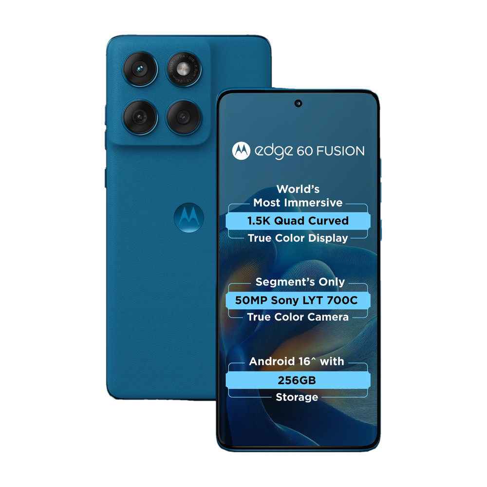 Motorola Edge 60 Fusion | 256GB | 12GB RAM | Blue | Global Version Unlocked