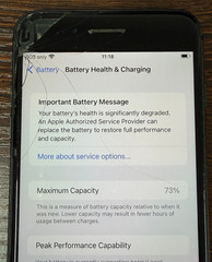 Unlocked Apple iPhone 8 Plus 256GB Gray – Crcked on Front Back – 79% Batt – READ