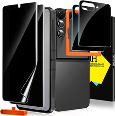 6-in-1 Anti-Spy Film & Lens Protectors, 2 Pack for Samsung Galaxy Z Flip 7