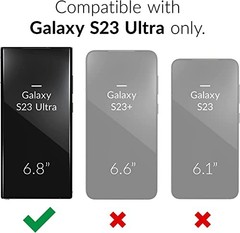 Samsung Galaxy S23 Ultra Liquid Silicone Cute Slim TPU Matte Gel Case Black