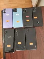 Lot of 7 SKY D63 32GB/Elife A63Max /Elife C63/Stratus C7/TCL K11 32GB and other