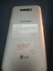 LG Fortune 3 (LM-K300AM) 16GB Silver Cricket Only Smartphone-See Description