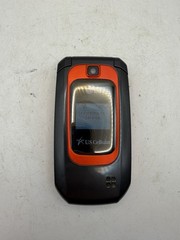 LG UX310 U.S. Cellular Flip Phone Orange Black Tested Working