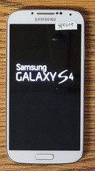Samsung Galaxy S4 SPH-L720T – Frost White ( Sprint ) 4G Smartphone – Great Shape