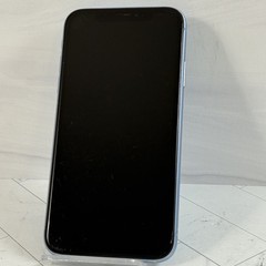 Damaged LCD Screen + Cracked Back Apple iPhone XR 128GB AT&T Blue A1984 #H59