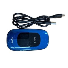SANYO SCP-3820 by Kyocera Sprint Blue Flip Phone 3G CDMA Basic Cell Phone