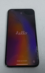 Cracked Glass & LCD Apple iPhone XS Silver A1920 256GB Clean Carrier Unlocked