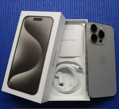 Apple iPhone Smartphone Silver Rear Front Cameras USB-C Bar Style