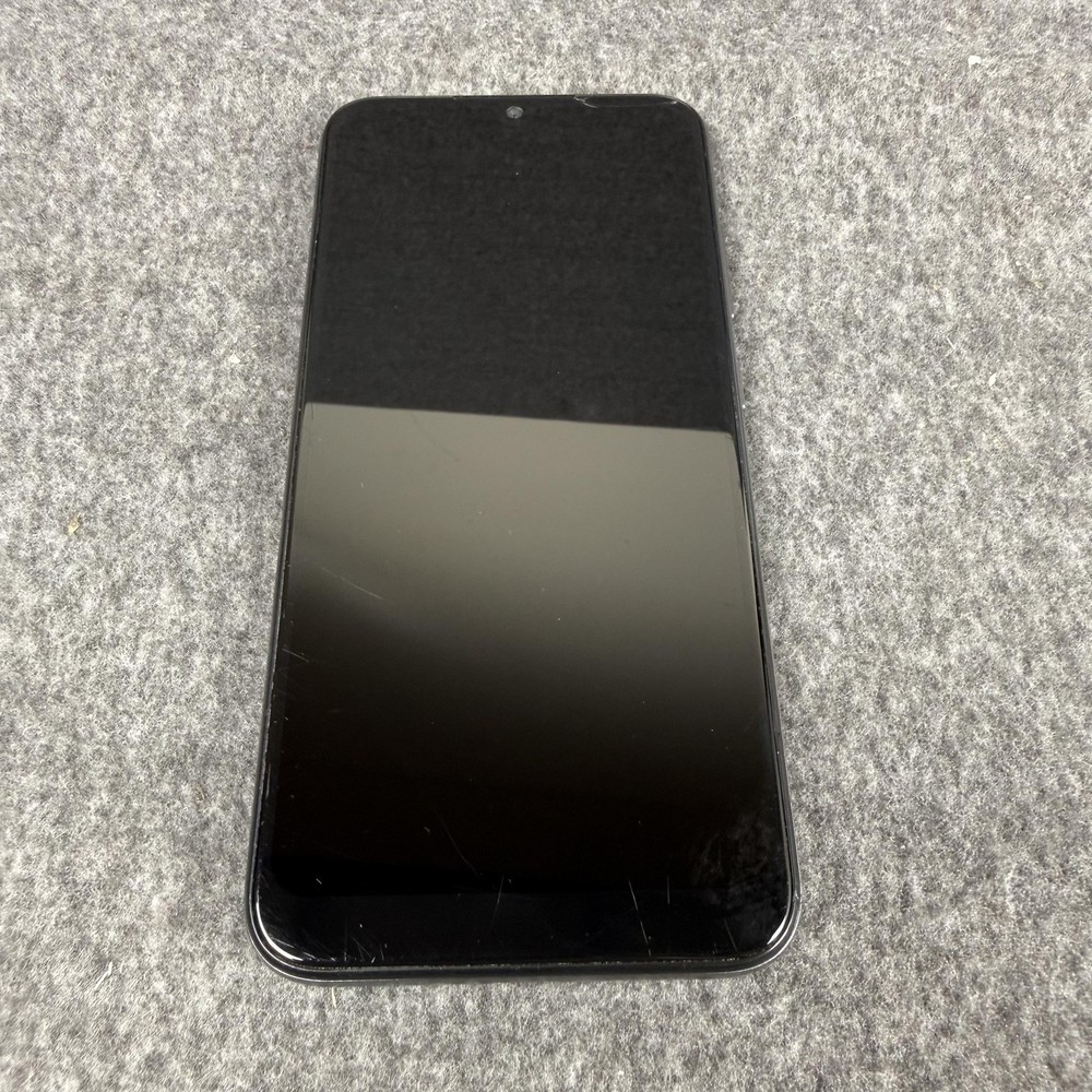 BLU Tracfone Android Smartphone Black Locked Cell Phone Power On Tested Read