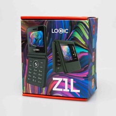 FLIP Phone Logic Z1L 4G Unlocked Dual SIM | SOS Button, Long Battery Life BK