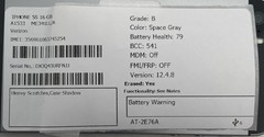 Apple iPhone 5s A1533 16GB Unlocked Space Gray 79% Battery Health Grade B