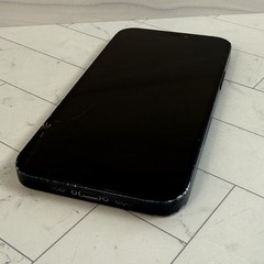 Apple iPhone 12 64GB Black A2172 Unlocked Cracked Screen LCD + Back #15