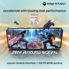 MOTOROLA Edge 70 Fusion (SILHOUETTE, 12+256GB) Snapdragon® 7s Gen 4 SmartPhone.