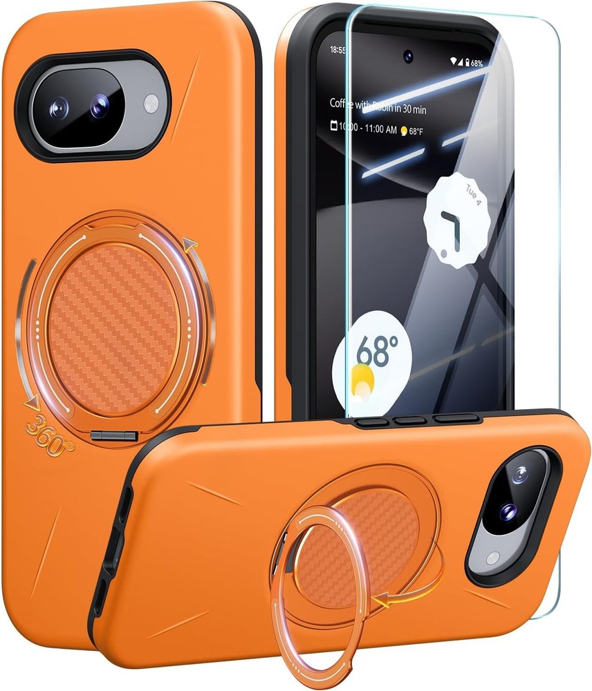 Case & Screen Protector for Google Pixel 10A 6.3 Inch Dual Layer Shockproof Oran