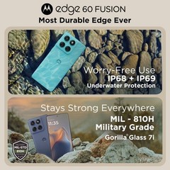 Motorola Edge 60 Fusion 5G 8GB RAM 128GB PANTONE Zephyr Global Version Dual Sim