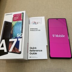Samsung Galaxy A71 5G 128GB Locked T-Mobile Smartphone Black Works Great W/ Box