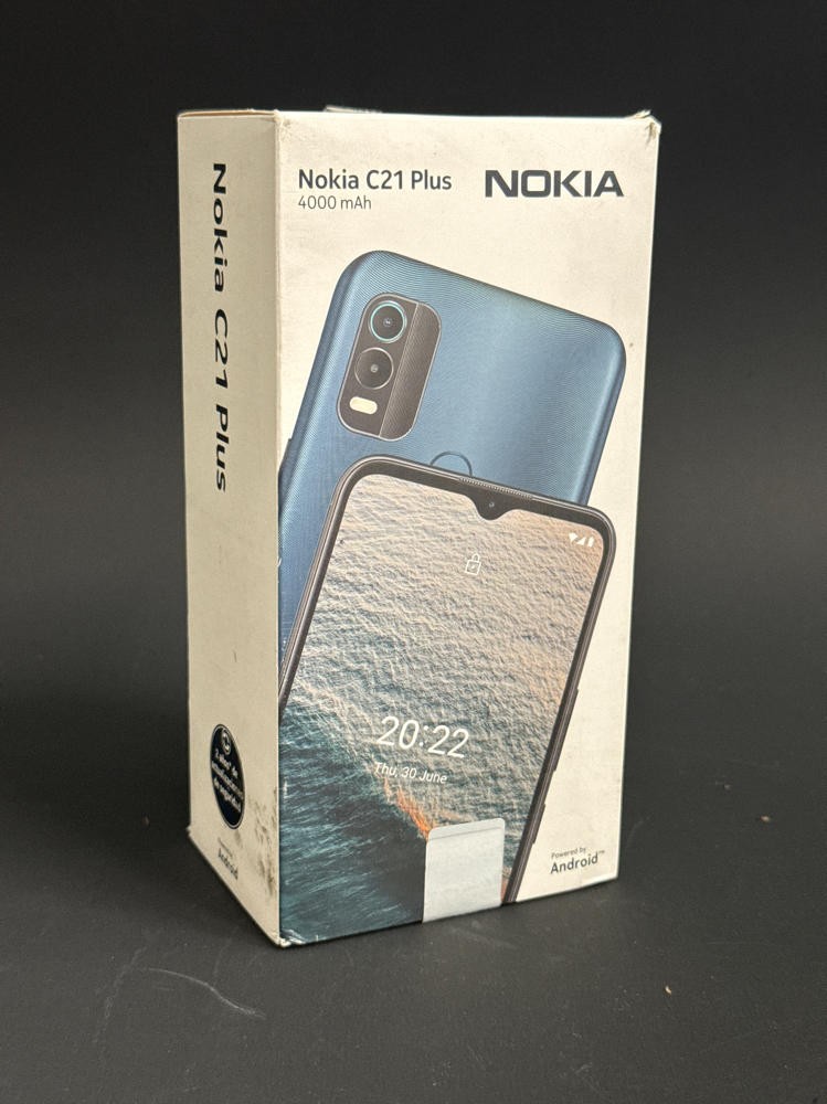 Nokia C21 Plus 64GB Unlocked Dual SIM Android 11 Go Cyan Smartphone