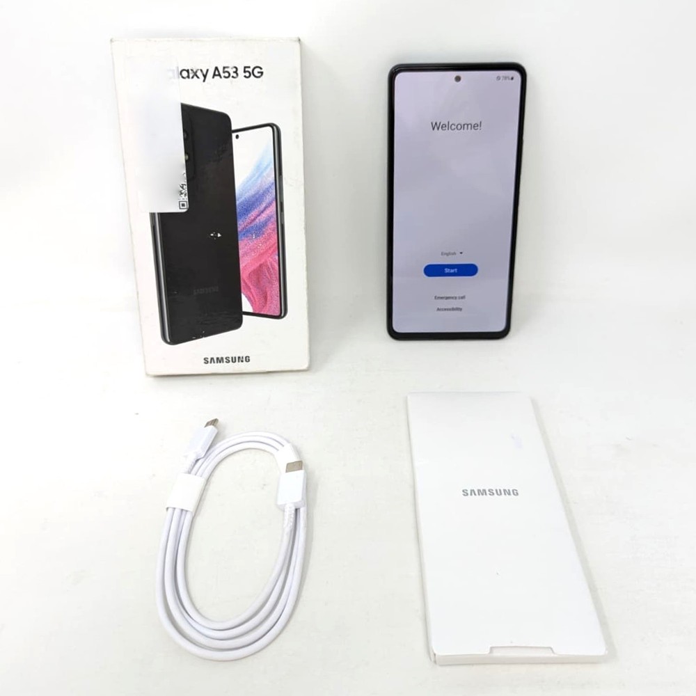 OB Samsung Galaxy A53 5G 128GB SM-A536U US Cellular Smart Smartphone, Black