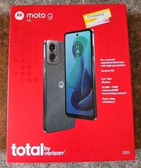 New! Total by Verizon Prepaid Motorola Moto G 5G (128GB) CDMA – 6.6” HD Display