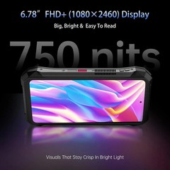 Unihertz 8849 Tank X 6.78″(16+16)/512GB Global Version 1080P Projector By FedEx