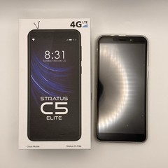 Stratus C5 Elite Cloud Mobile TruConnect 16GB Dual SIM Smartphone With Box