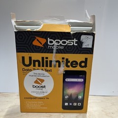Coolpad Legacy Go 8GB Boost Mobile Black CP3310 Prepaid Cell Phone Read Desc.
