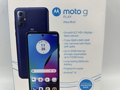 ATT AT&T Motorola Moto G Play 2023 32GB Navy Blue Prepaid Smartphone 6.5” 16MP
