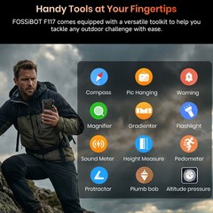 FOSSiBOT F117 4G Rugged Phone Android 15 Dual Screen Waterproof 10000mAh Global