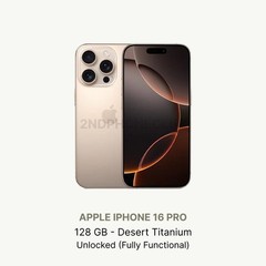 iPhone 16 Pro – 128 GB – Unlocked – Good Condition – Has Camera Message