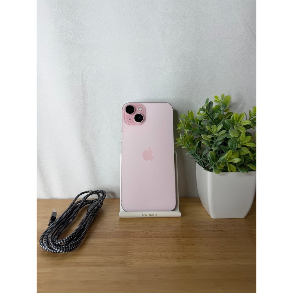 Apple iPhone 15 Plus 256GB in Pink – AT&T / Cricket / H20 – Good Condition