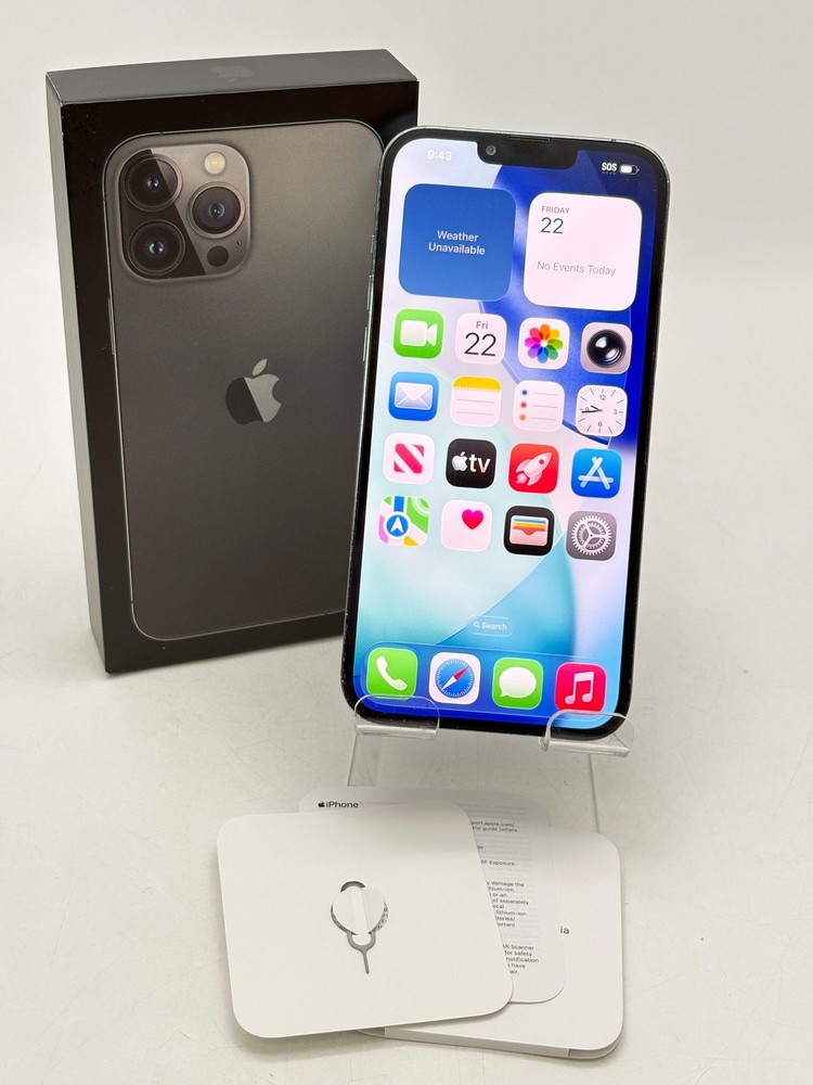 Unlocked Apple iPhone 13 Pro Max A2484 128GB Sierra Blue – For Parts