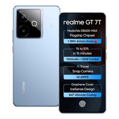 realme GT 7T (IceSense Blue, 256 GB) (8 GB RAM) Dimensity 8400-MAX Processor