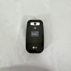 LG B470 AT&T 4G LTE Flip Cell Phone Black Tested Powers On