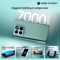 Motorola Moto Edge 70 Fusion 5G 256GB 12GB RAM NFC Snapdragon 7s Gen4 7000mAh