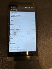 HTC One M7 32GB, Black, PN07120 Unlocked, read