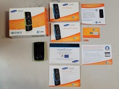 Samsung Propel SGH-A767 – Green and Black (AT&T) Cellular Phone UNTESTED AS-IS