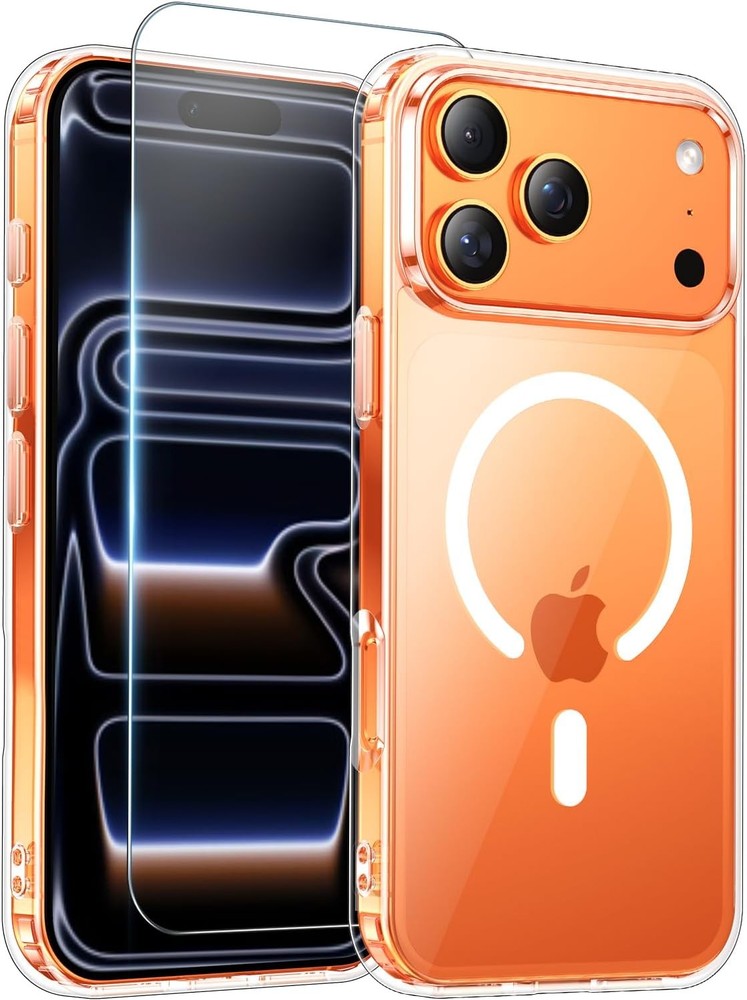Clear Case & Screen Protector for iPhone 17 Pro Military-Grade Anti-Yellowing 78